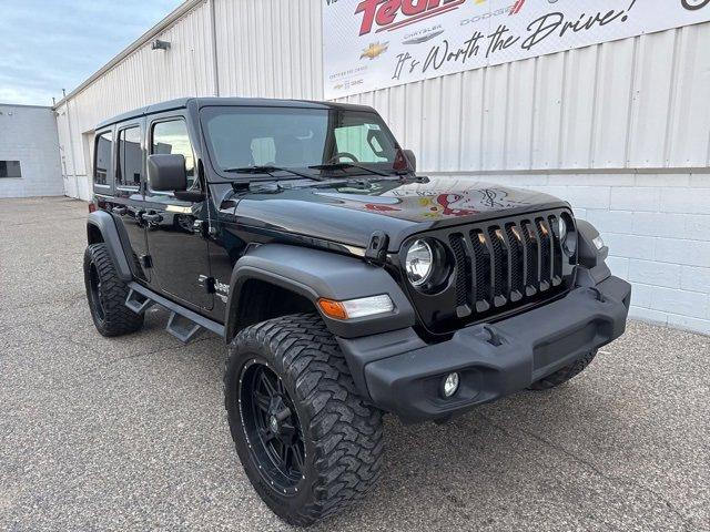 Used 2020 Jeep Wrangler Unlimited Sport S with VIN 1C4HJXDN4LW129410 for sale in West Branch, MI