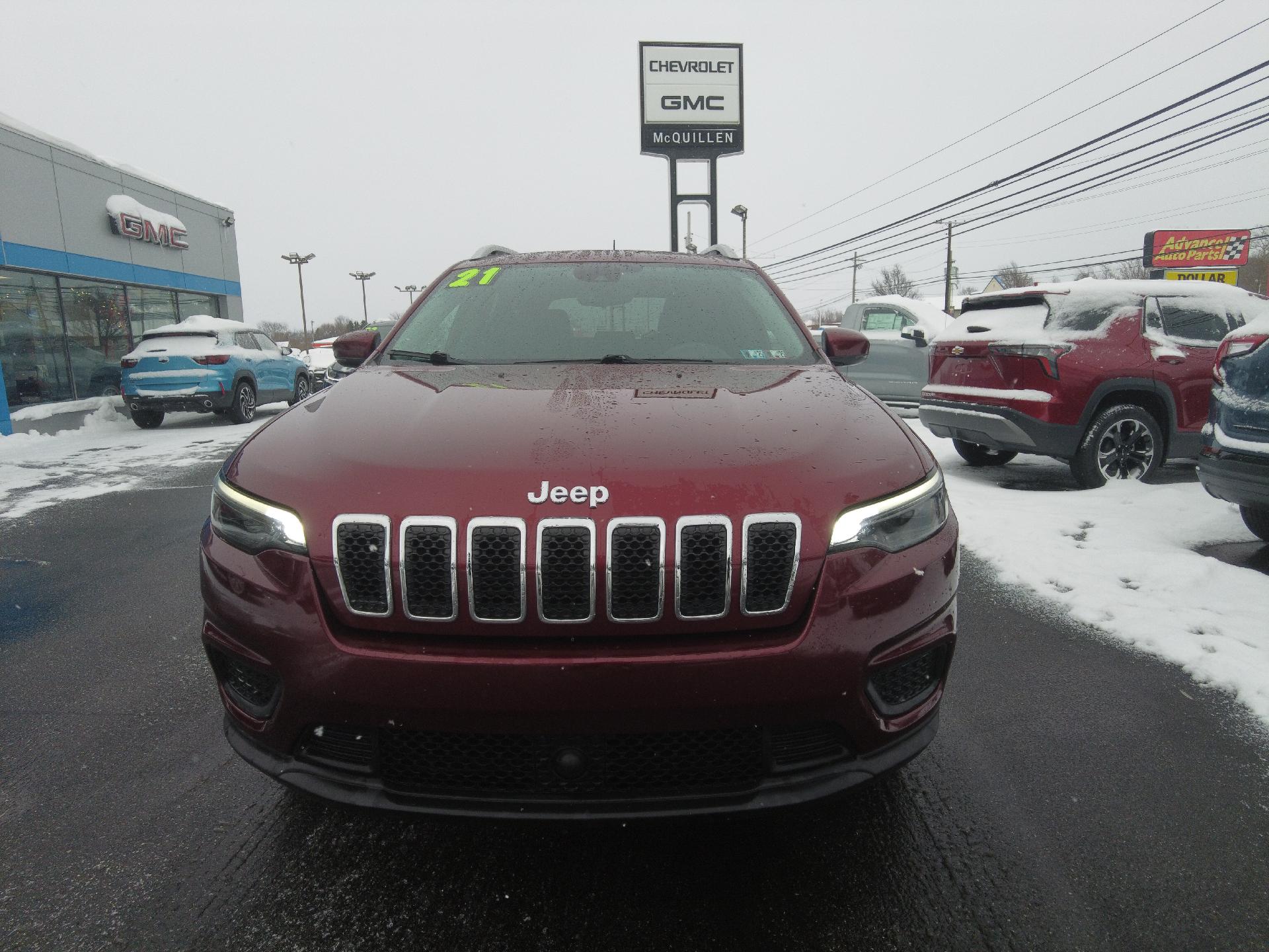 Used 2021 Jeep Cherokee Latitude with VIN 1C4PJMCBXMD167173 for sale in Girard, PA