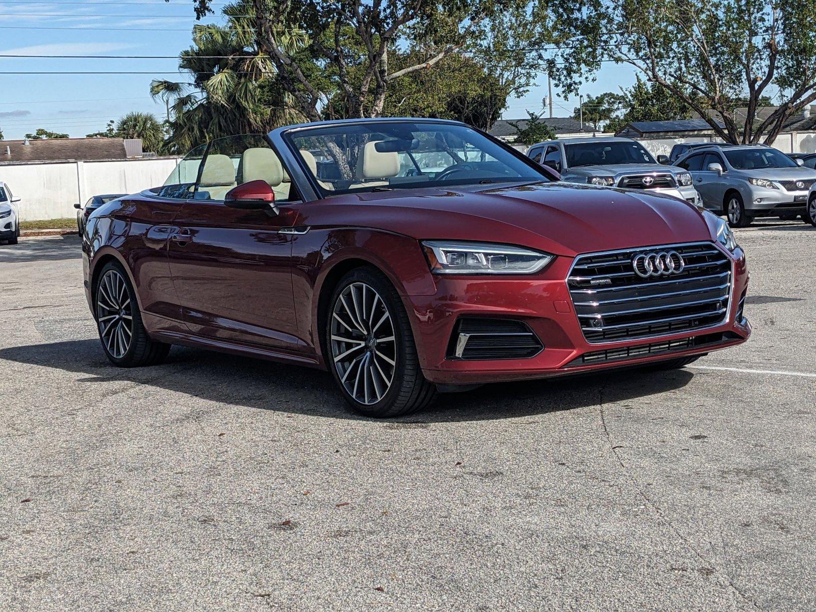 2019 Audi A5 Cabriolet Vehicle Photo in GREENACRES, FL 33463-3207