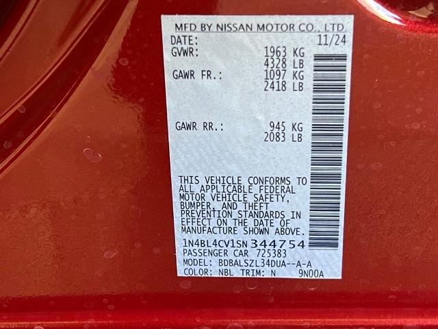 2025 Nissan Altima Vehicle Photo in Tulsa, OK 74129