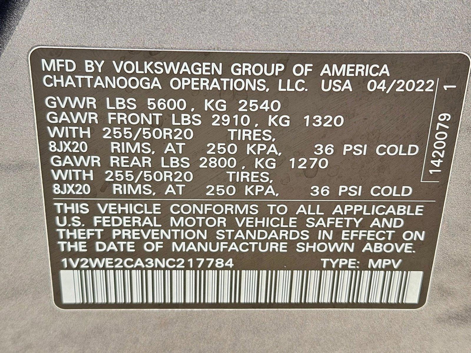 2022 Volkswagen Atlas Cross Sport Vehicle Photo in Pembroke Pines , FL 33027