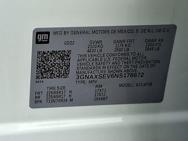 2022 Chevrolet Equinox Vehicle Photo in DANBURY, CT 06810-5034