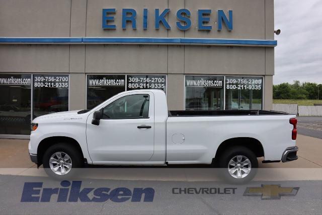 Certified 2023 Chevrolet Silverado 1500 Work Truck with VIN 3GCNAAED3PG284508 for sale in Milan, IL
