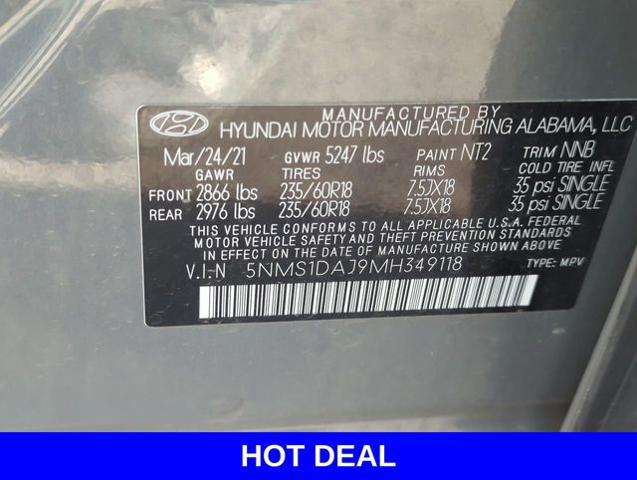 2021 Hyundai SANTA FE Vehicle Photo in Merrillville, IN 46410