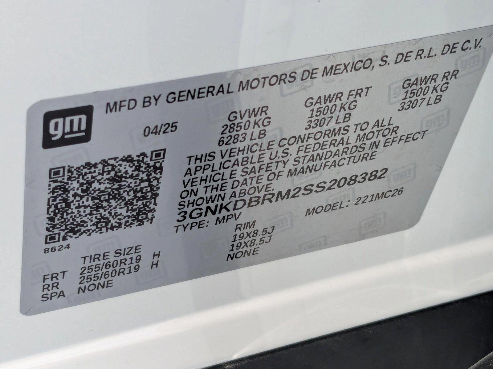 2025 Chevrolet Blazer EV Vehicle Photo in PEMBROKE PINES, FL 33024-6534