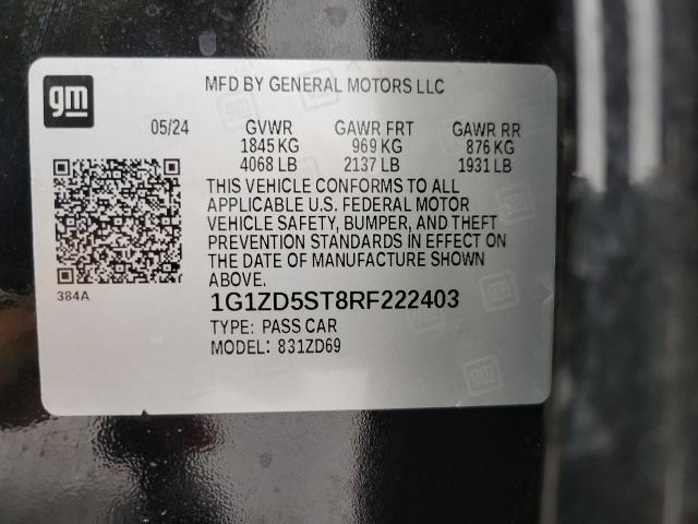 2024 Chevrolet Malibu Vehicle Photo in NEENAH, WI 54956-2243