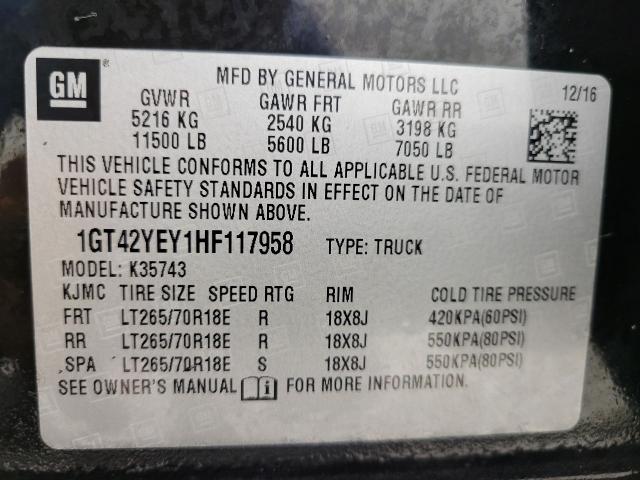 2017 GMC Sierra 3500 HD Vehicle Photo in NEENAH, WI 54956-2243