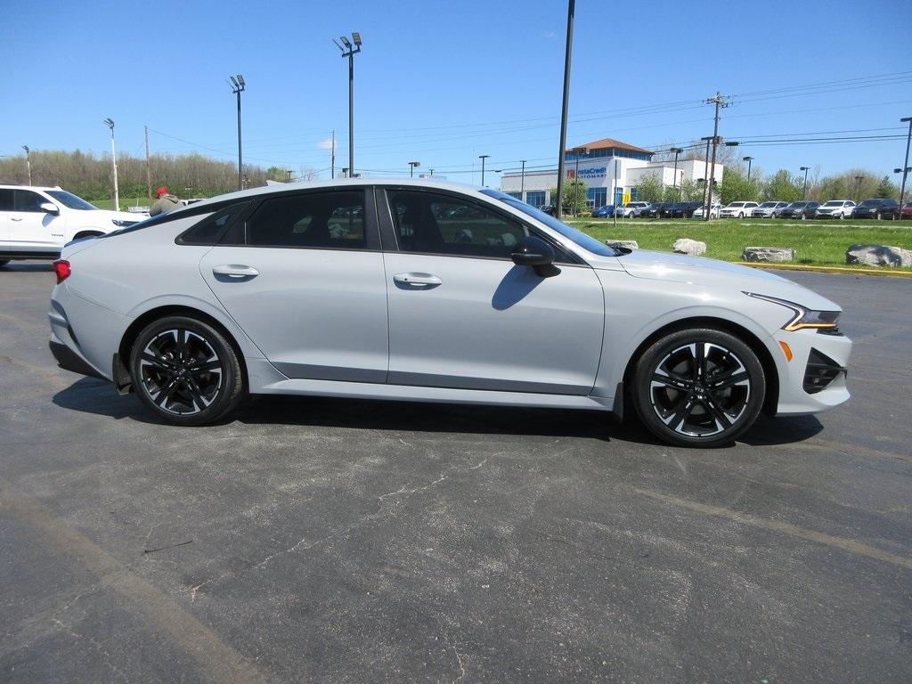 Used 2021 Kia K5 GT-Line with VIN 5XXG64J23MG029744 for sale in Collinsville, IL