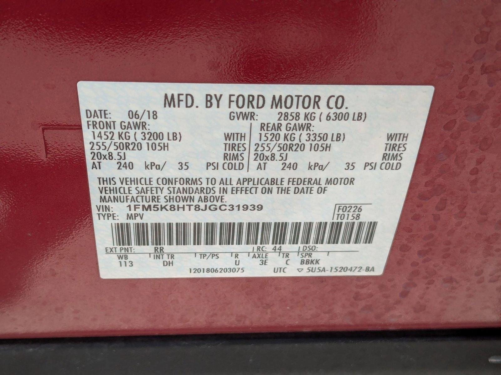2018 Ford Explorer Vehicle Photo in Clearwater, FL 33765