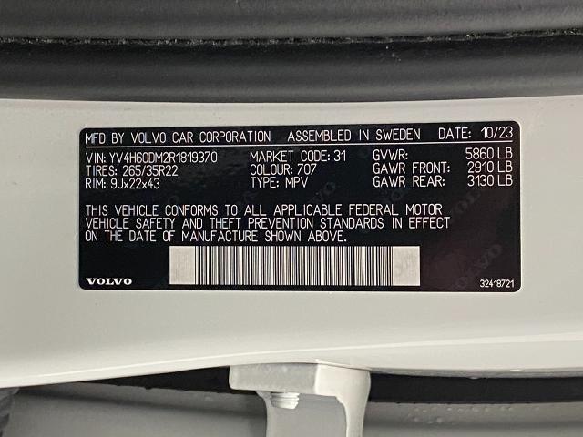 2024 Volvo XC60 Recharge Plug-In Hybrid Vehicle Photo in Appleton, WI 54913