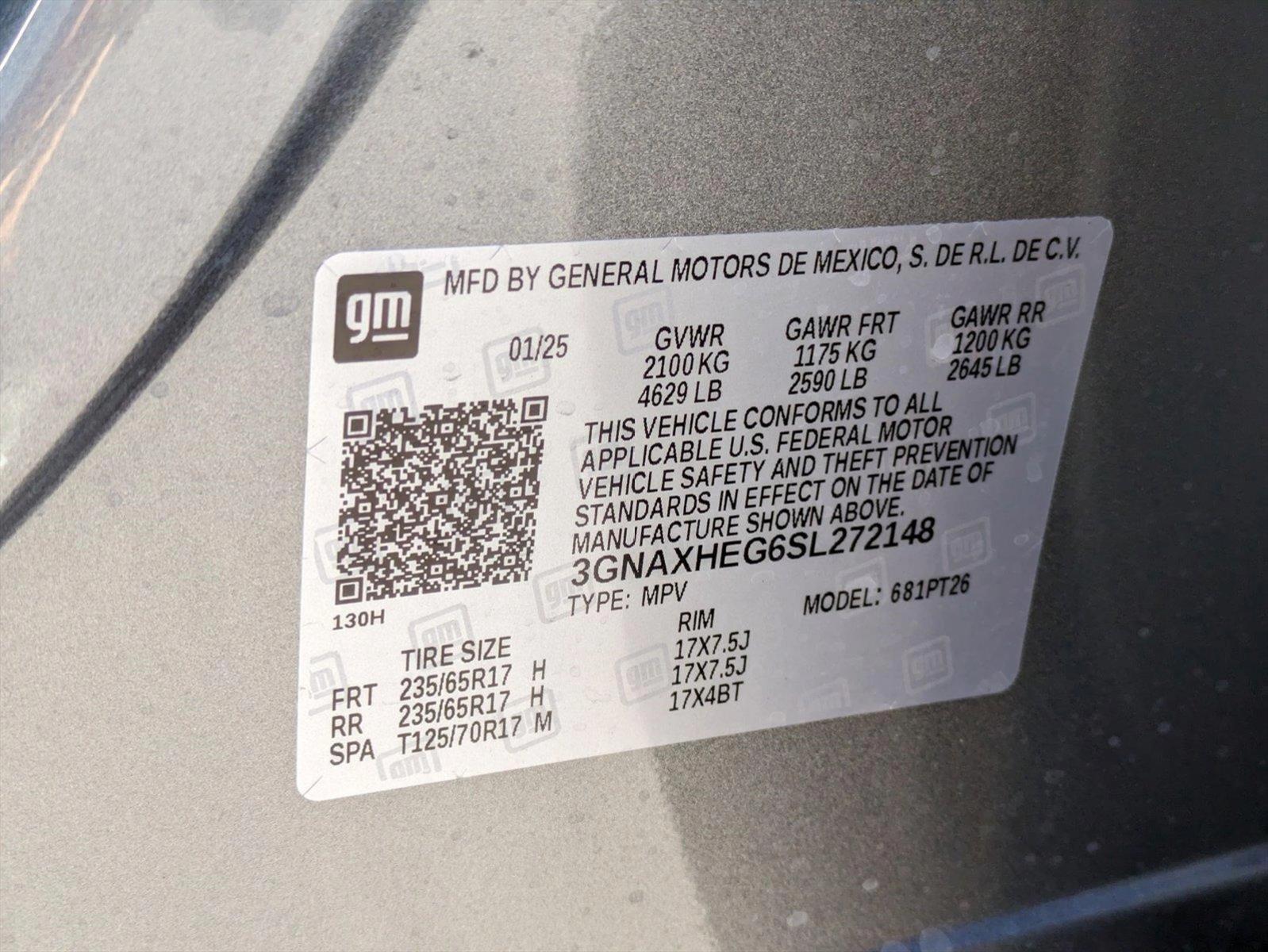 2025 Chevrolet Equinox Vehicle Photo in ORLANDO, FL 32812-3021