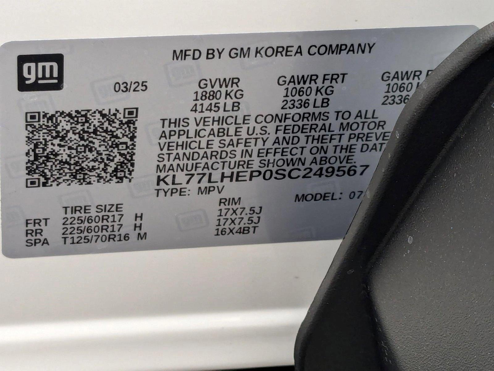 2025 Chevrolet Trax Vehicle Photo in MIAMI, FL 33134-2699