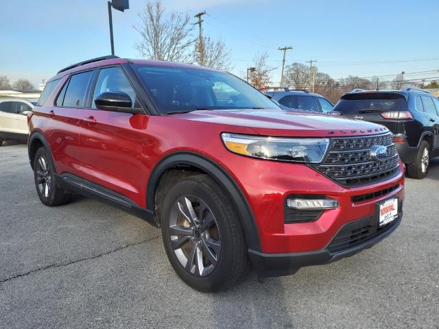 Used 2022 Ford Explorer XLT with VIN 1FMSK8DH1NGA77164 for sale in Winchester, VA
