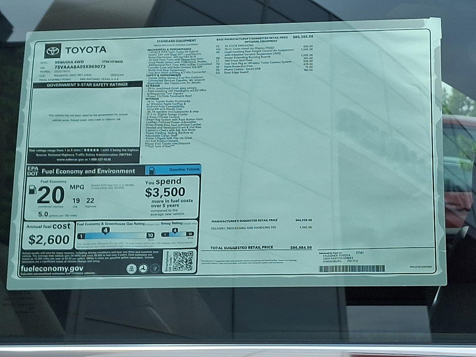 2025 Toyota Sequoia Vehicle Photo in Harrisburg, PA 17111