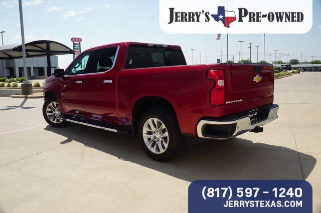 Used 2021 Chevrolet Silverado 1500 LTZ with VIN 3GCPWEET2MG242738 for sale in Weatherford, TX