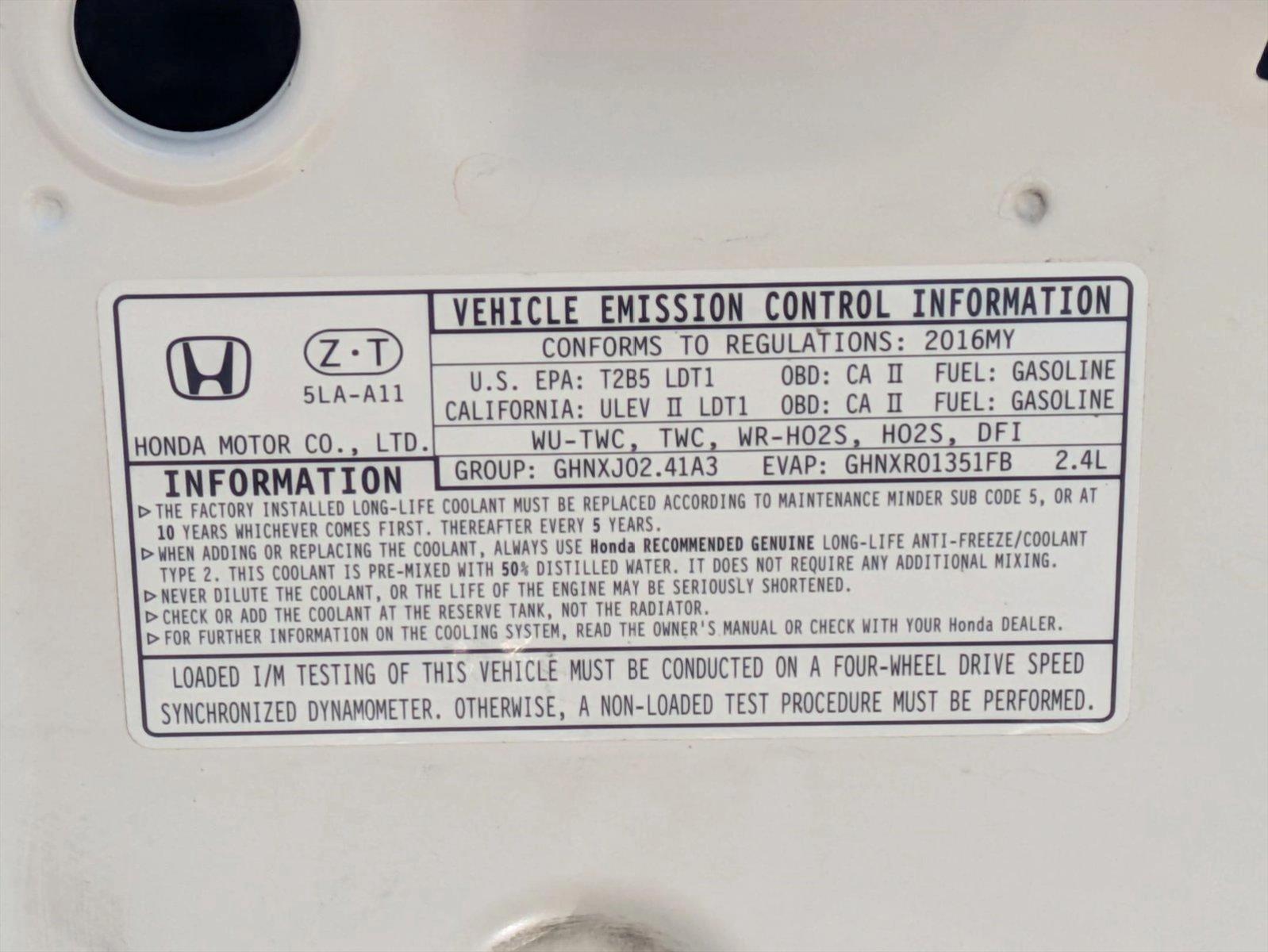 2016 Honda CR-V Vehicle Photo in Valencia, CA 91355-1794