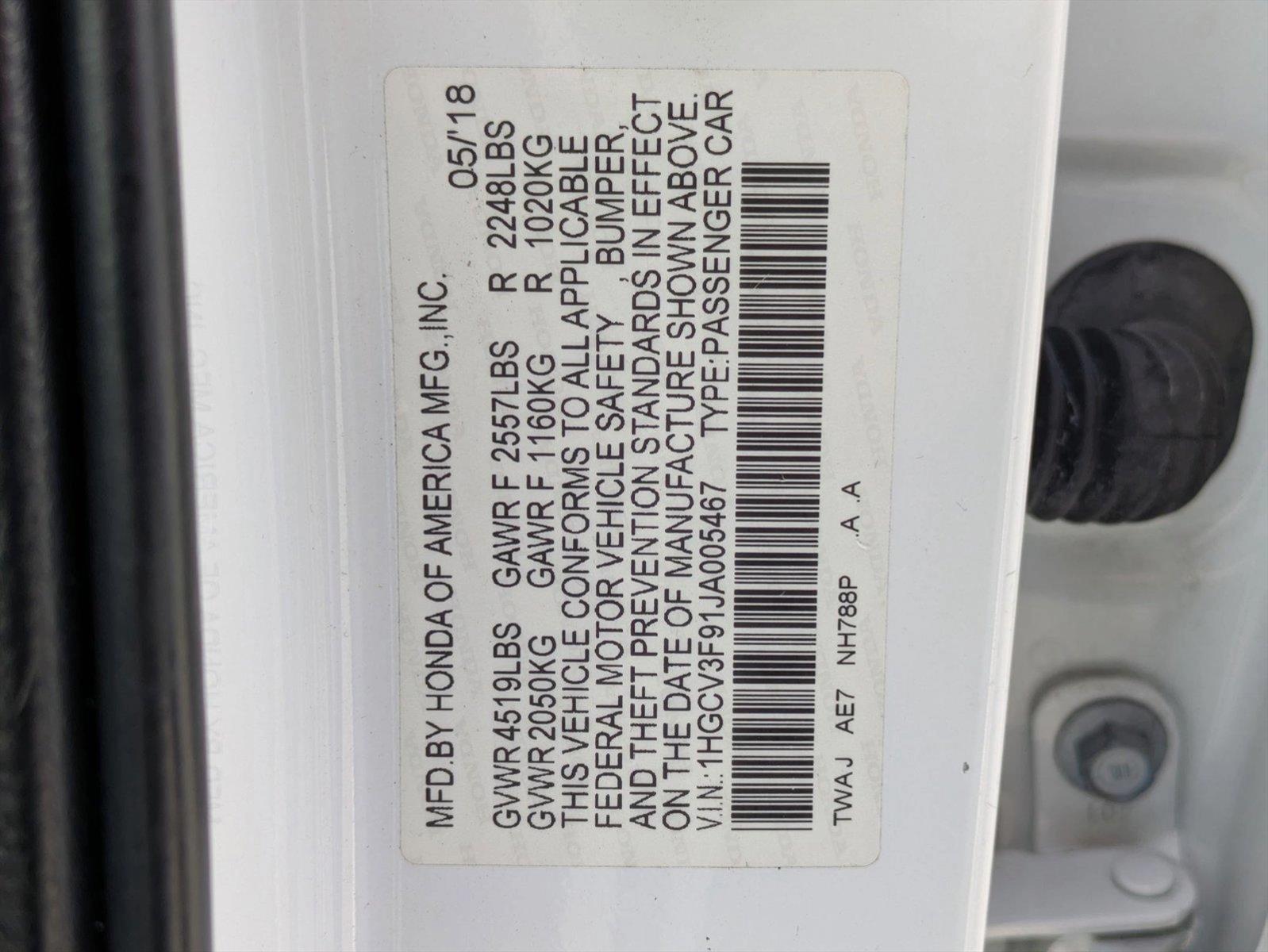 2018 Honda Accord Hybrid Vehicle Photo in Tustin, CA 92782