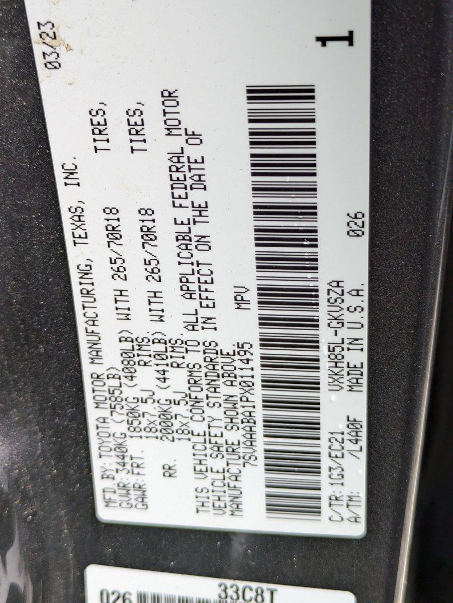 2023 Toyota Sequoia Vehicle Photo in Tampa, FL 33614