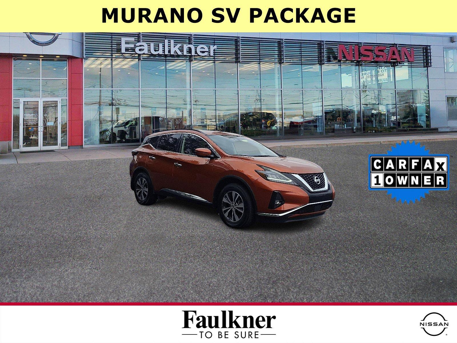 Certified 2022 Nissan Murano SV with VIN 5N1AZ2BS7NC120738 for sale in Harrisburg, PA