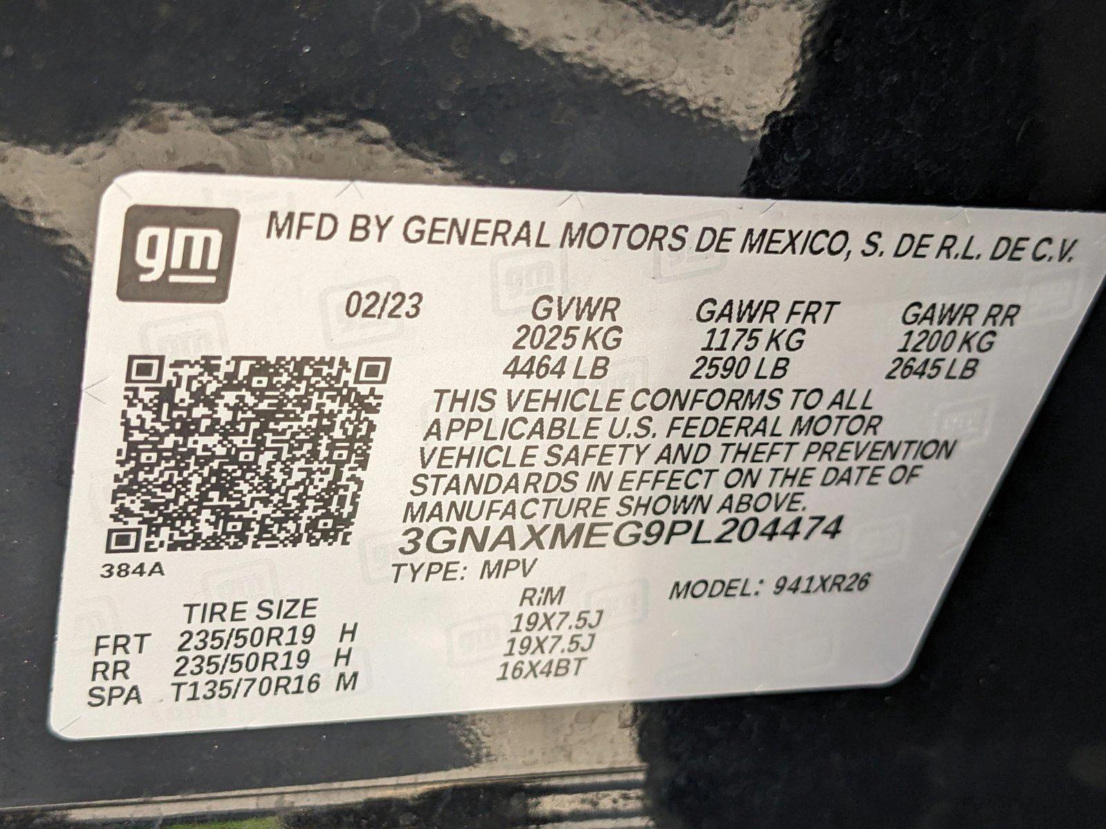 2023 Chevrolet Equinox Vehicle Photo in MIAMI, FL 33172-3015