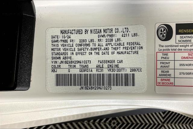 2025 Nissan Z Vehicle Photo in Tulsa, OK 74129