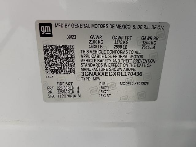 2024 Chevrolet Equinox Vehicle Photo in NEENAH, WI 54956-2243