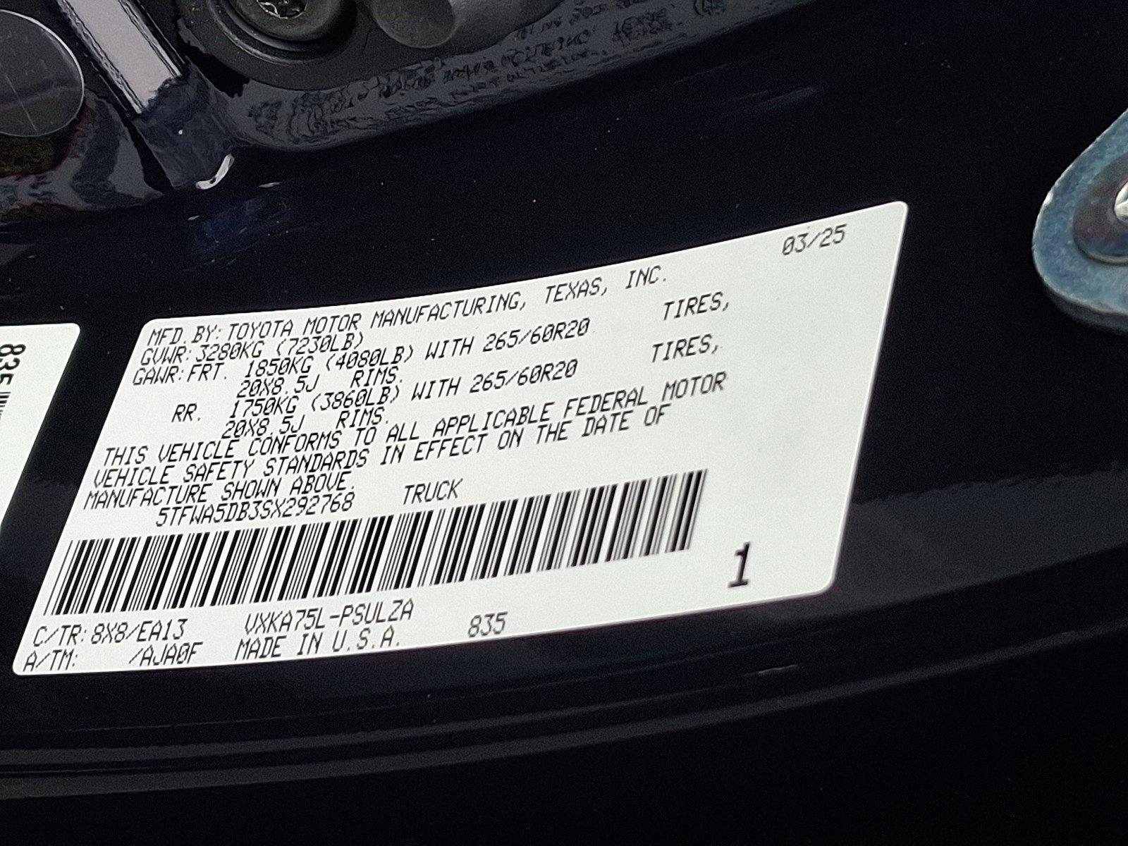 2025 Toyota Tundra 4WD Vehicle Photo in Harrisburg, PA 17111