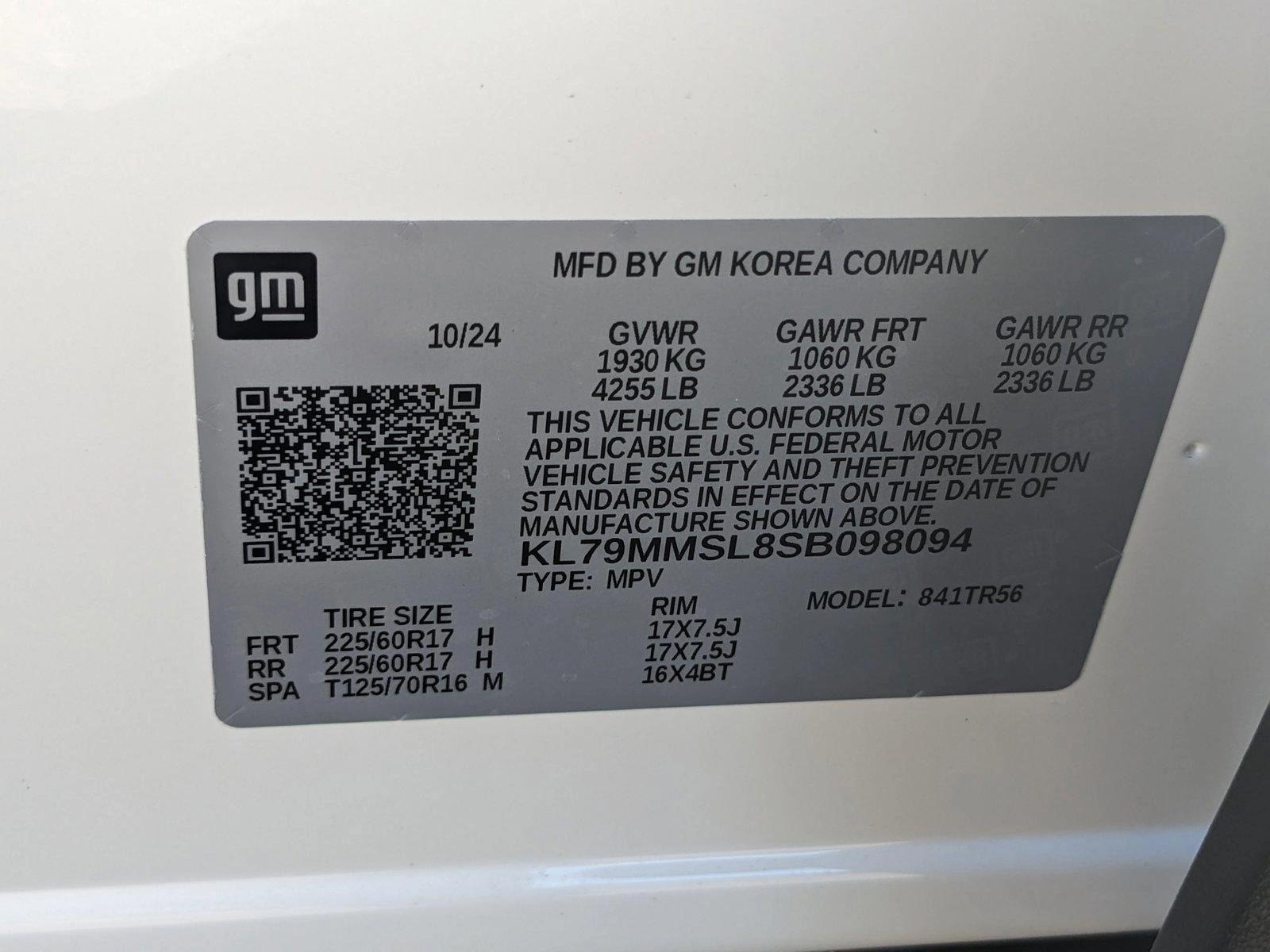 2025 Chevrolet Trailblazer Vehicle Photo in GREENACRES, FL 33463-3207