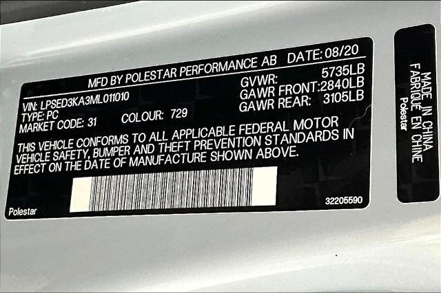 2021 Polestar 2 Vehicle Photo in Grapevine, TX 76051