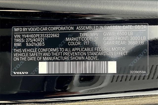 2025 Volvo XC90 Plug-In Hybrid Vehicle Photo in Grapevine, TX 76051