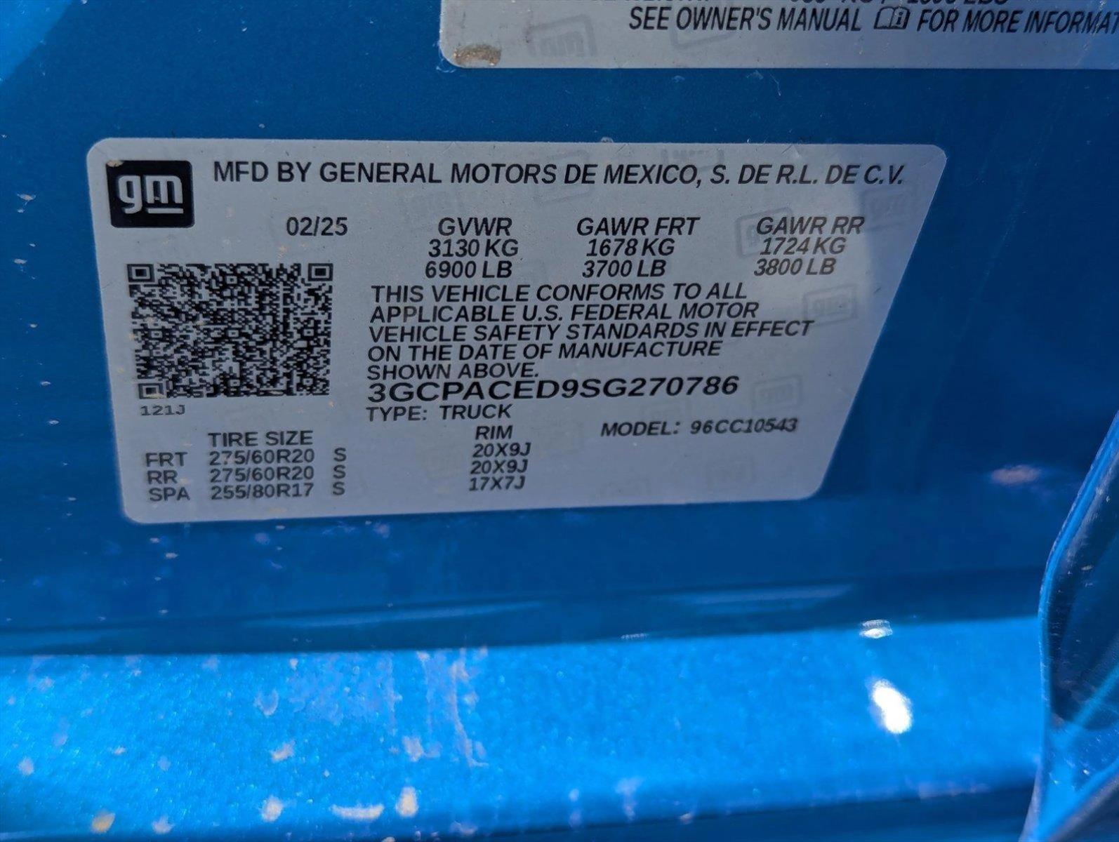 2025 Chevrolet Silverado 1500 Vehicle Photo in PEMBROKE PINES, FL 33024-6534