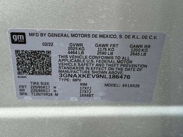 2022 Chevrolet Equinox Vehicle Photo in Oshkosh, WI 54901