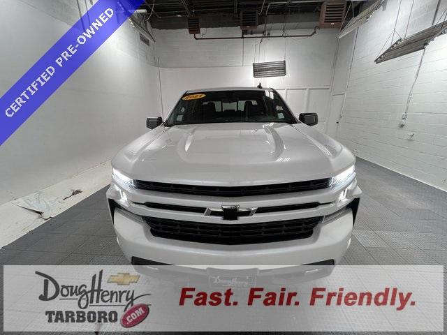 Certified 2021 Chevrolet Silverado 1500 RST with VIN 1GCUYEED6MZ158637 for sale in Tarboro, NC