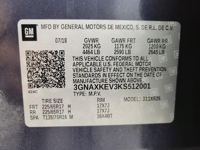 2019 Chevrolet Equinox Vehicle Photo in Appleton, WI 54913