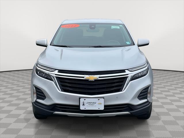 Used 2022 Chevrolet Equinox LT with VIN 3GNAXUEV1NL155010 for sale in Huntington, NY