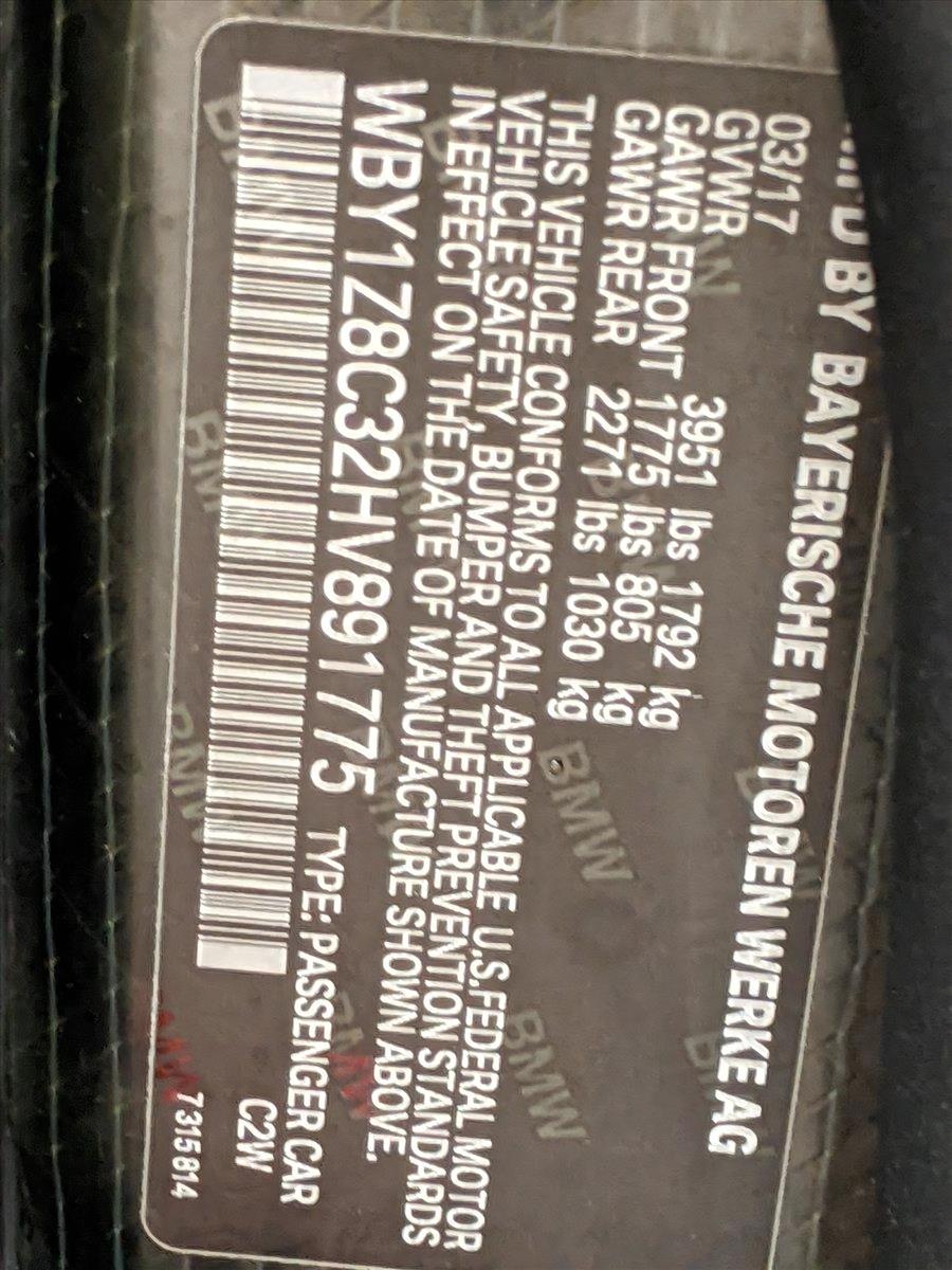 2017 BMW i3 Vehicle Photo in PEMBROKE PINES, FL 33024-6534