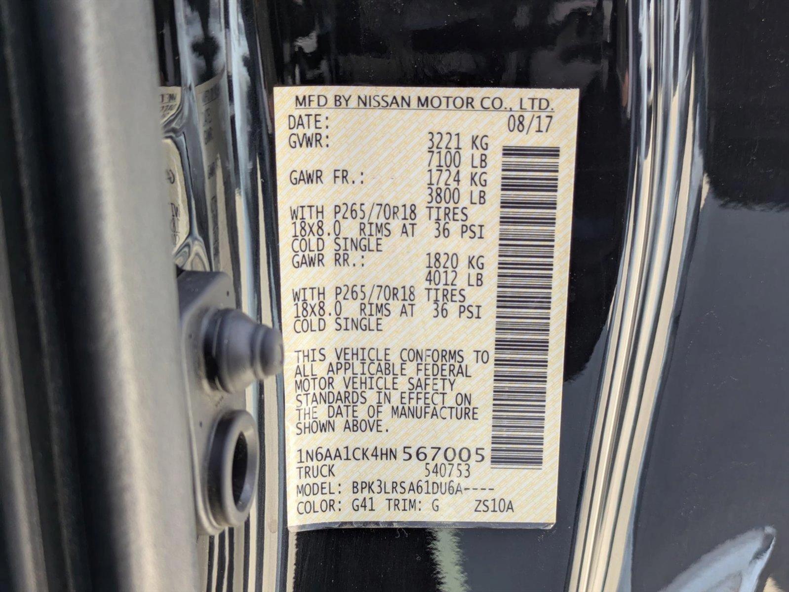 2017 Nissan Titan Vehicle Photo in Tustin, CA 92782