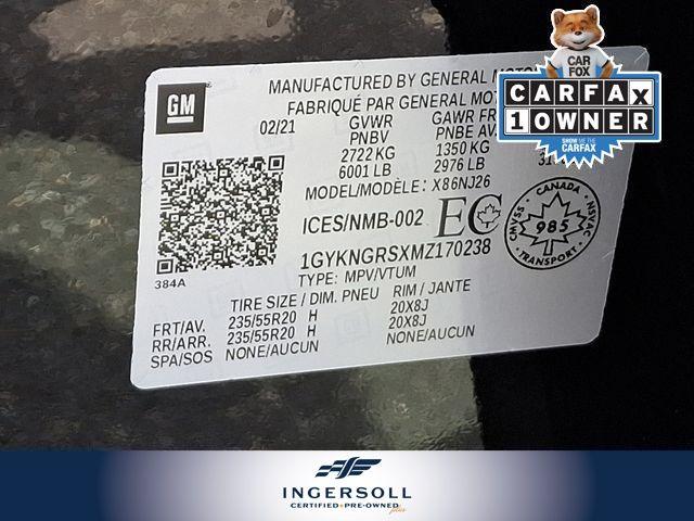 2021 Cadillac XT5 Vehicle Photo in WATERTOWN, CT 06795-3318