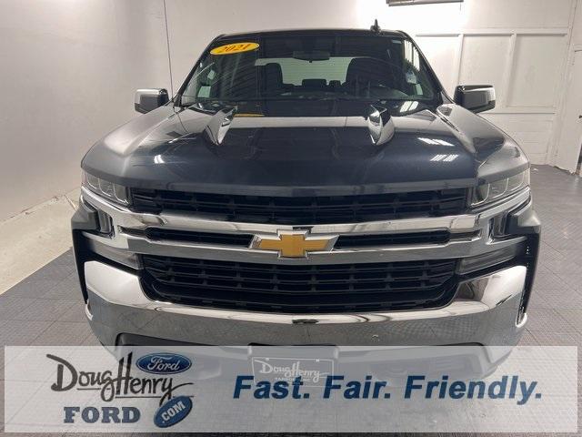 Used 2021 Chevrolet Silverado 1500 LT with VIN 1GCUYDED2MZ418140 for sale in Tarboro, NC