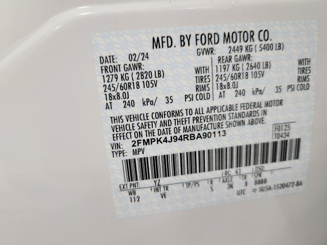 2024 Ford Edge Vehicle Photo in Oshkosh, WI 54901