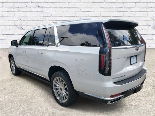 Certified 2022 Cadillac Escalade ESV Premium Luxury with VIN 1GYS3LKL3NR183027 for sale in Delray Beach, FL