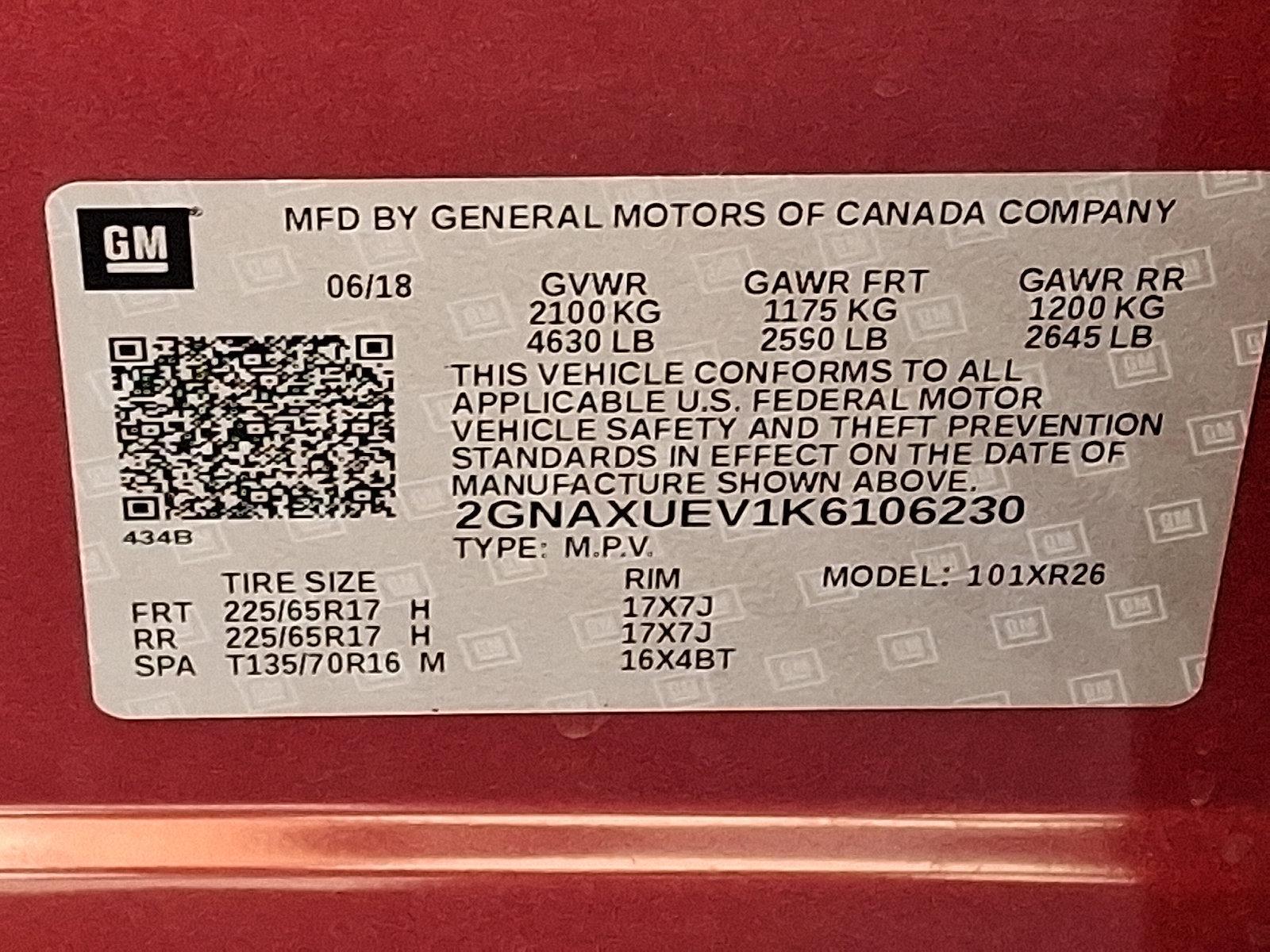 2019 Chevrolet Equinox Vehicle Photo in BETHLEHEM, PA 18017-9401