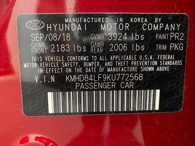 2019 Hyundai ELANTRA Vehicle Photo in Appleton, WI 54913