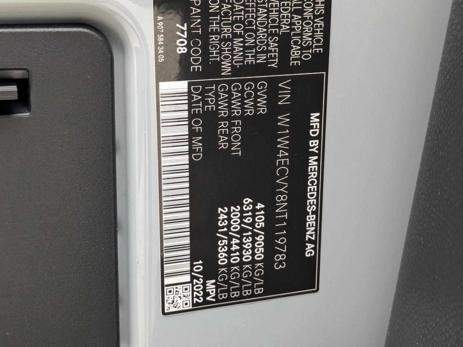 2022 Mercedes-Benz Sprinter Cargo Van Vehicle Photo in Maitland, FL 32751