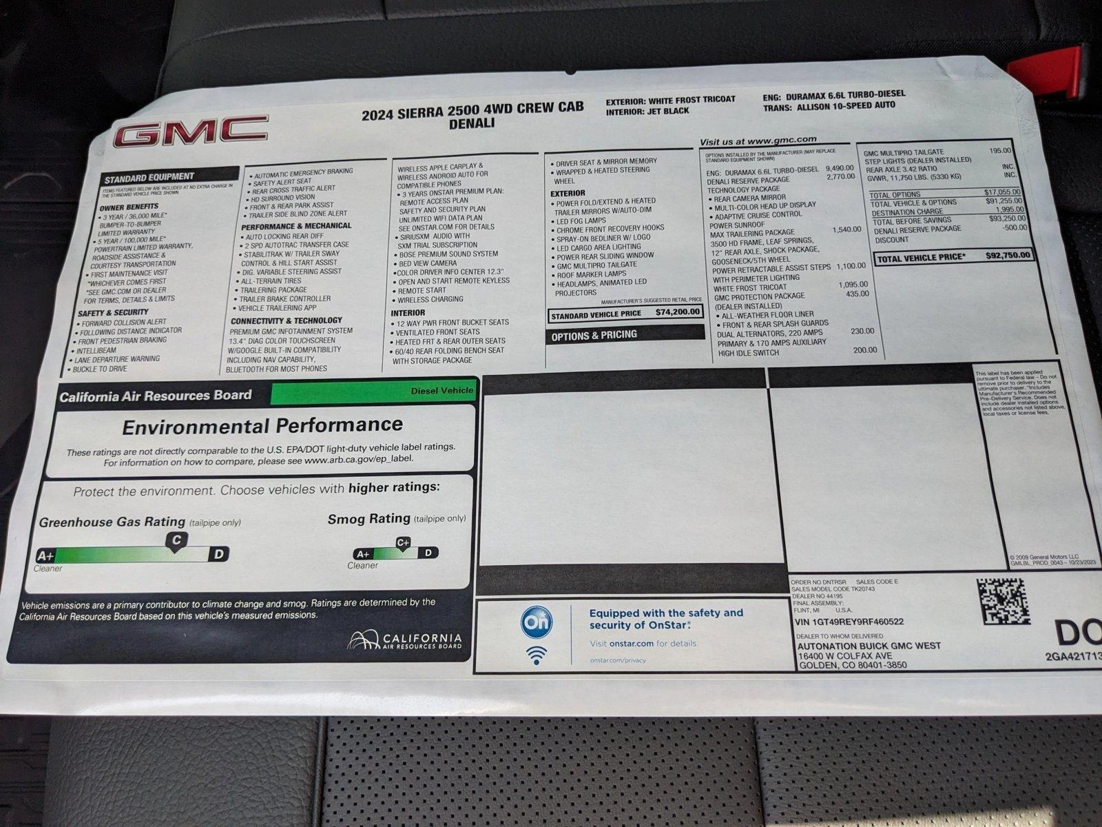 2024 GMC Sierra 2500 HD Vehicle Photo in GOLDEN, CO 80401-3850