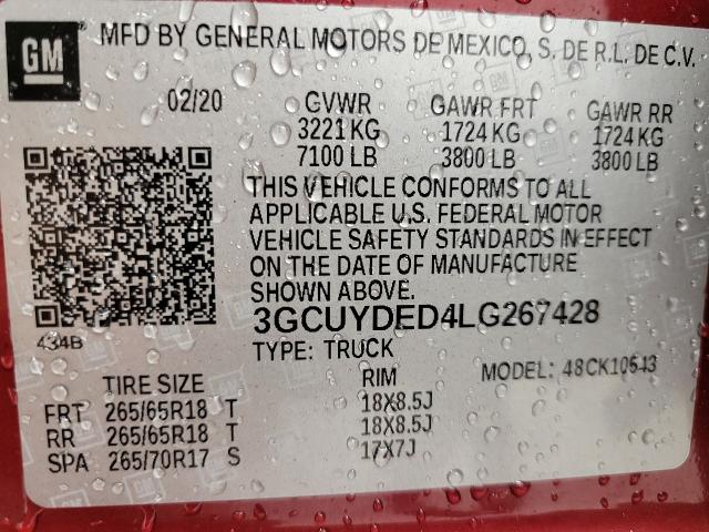 2020 Chevrolet Silverado 1500 Vehicle Photo in NEENAH, WI 54956-2243
