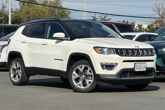 Used 2021 Jeep Compass Limited with VIN 3C4NJDCB2MT595546 for sale in Concord, CA