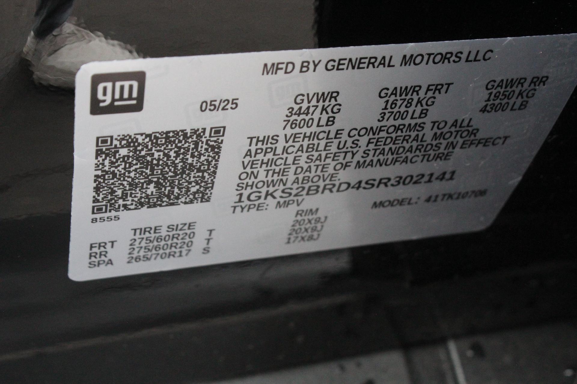 2025 GMC Yukon Vehicle Photo in AURORA, CO 80012-4011
