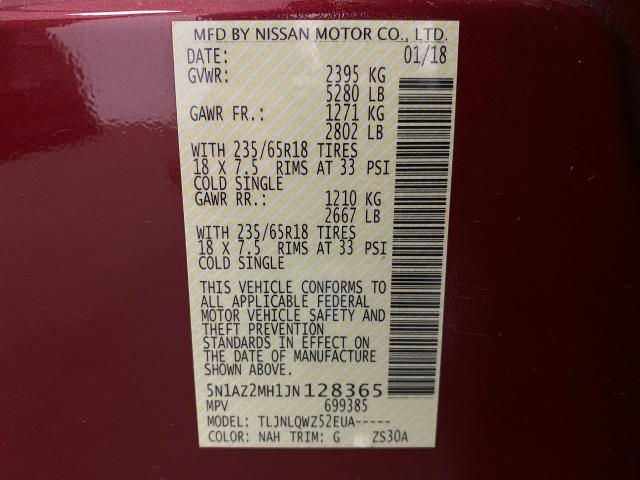 2018 Nissan Murano Vehicle Photo in Appleton, WI 54913