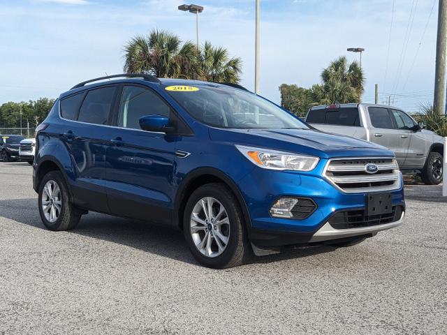 Used 2018 Ford Escape SE with VIN 1FMCU0GD3JUC56505 for sale in Belle Glade, FL